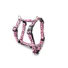 Max & Molly Leopard Pink párnázott neoprén H-hám kistestű kutyáknak, XS méret