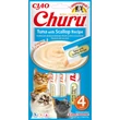Inaba Ciao Churu tonhalas és kagylós jutalomfalat püré macskáknak 4x14g