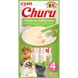 Inaba Ciao Churu csirkés és kagylós jutalomfalat püré macskáknak 4x14g