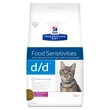 Hills PD Feline D/D Food Sensitivities Duck & Pea 1.5 kg