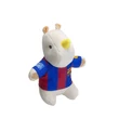 Max & Molly Rhino plüss kutyajáték - FC Barcelona