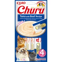 Inaba Churu Ciao tonhalas és marhahúsos krémes jutalomfalat macskáknak 4x14g