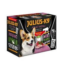 Julius K9 Special Pack 12x100g alutasakos eledel - borjú, nyúl