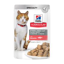 Hill's SP Feline Young Adult Steril Salmon 85g