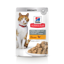 Hill's SP Feline Young Adult Steril Chicken 85g