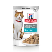 Hill's SP Feline Young Adult Steril Trout 85g