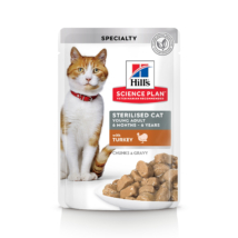 Hill's SP Feline Young Adult Steril Turkey 85g