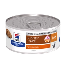 Hill's PD Feline k/d Kidney Care Chicken konzerv 156g