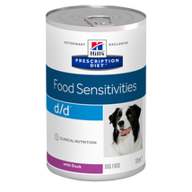 Hills PD Canine d/d Food Sensitivities Duck & Rice konzerv 12x370g