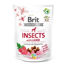 BRIT CARE DOG CRUNCHY CRACKER. INSECTS WITH LAMB ENRICHED WITH RASPBERRIES, 200 G