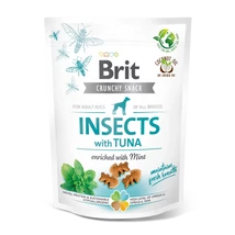 Brit Care Crunchy Cracker Insects with Tuna jutalomfalat mentával 200g