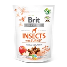 Brit Care Crunchy Cracker Insects with Turkey jutalomfalat almával 200g