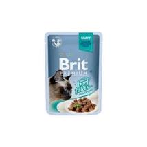 Brit Premium Cat tasakos Delicate Fillets in Gravy with Beef 85g