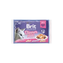 Brit Premium Cat tasakos Delicate Fillets in Jelly Family Plate 12x85g