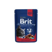 Brit Premium Cat Pouches Beef Stew With Peas 100 G