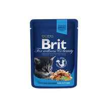 Brit Premium Cat Pouches Chicken Chunks For Kitten 100 G