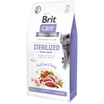 Brit Care Cat Grain Free STERILISED - WEIGHT CONTROL Duck and Turkey 0,4kg