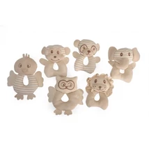 AG0334 Poliészter cicajáték Catnippel oroszlán-zsiráf-elefánt-bagoly-kanári-mókus