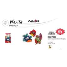 Poliészter játékok cicáknak csengővel 10cm (AG0365)