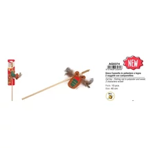 AG0374 Pálcás játék cicáknak csengővel 40 cm