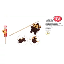AG0375 Pálcás játék cicáknak csengővel 40 cm