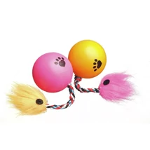 AG045  Labda cicáknak kötéllel 3,5 cm