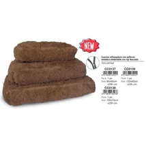 CC0137 Szőrős fekhely levehető huzattal barna 80*60*20 cm