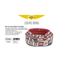 CP336/A Ovális fekhely Love Dogs  48/54/60 3 darabos szett