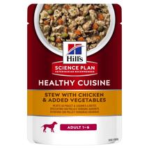 Hills SP Canine Adult Chicken & Vegetables stew alutasakos eledel – 12x90g