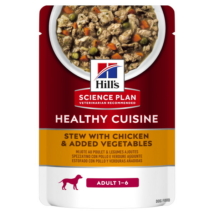 Hills SP Canine Adult Chicken & Vegetables stew alutasakos eledel – 12x90g