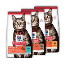 Hill's SP Feline Adult Dry Selection 3x300g