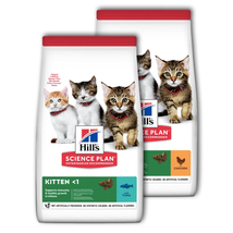 Hill's SP Feline Kitten Dry Selection 2x300g