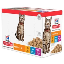 Hills SP Feline Adult Chicken&amp;amp;Beef&amp;amp;Fish CiG 12x85g