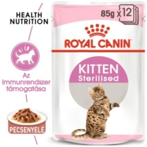 Royal Canin Kitten Sterilised alutasakos eledel – 12x85g