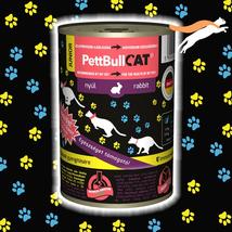 PetbullDog Junior - nyúl barna rizzsel 400g