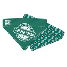 Max &amp; Molly Bandana - Coffee Break - S
