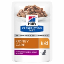 Hill's PD Feline k/d Kidney Care Pouch Beef 85g