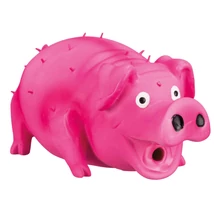 Trixie röfögő latex malac 21cm