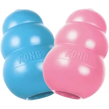 KONG Puppy Medium kutyajáték kölyökkutyáknak, kék/rózsaszín, 9 cm
