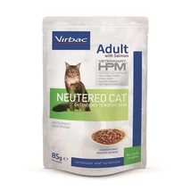 Virbac HPM CAT Neutered Adult alutasakos eledel – 12x85g