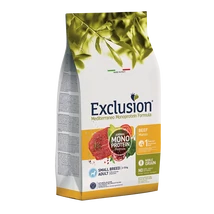 Exclusion Mediterraneo Monoprotein Formula Beef Small Breed Adult 2kg
