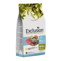 Exclusion Mediterraneo Monoprotein Formula Puppy Tuna Medium Breed 12kg