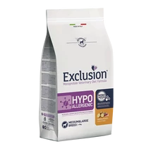 Exclusion Hypoallergenic kacsás és burgonyás kutyatáp közepes és nagytestű felnőtt kutyáknak, 2 kg