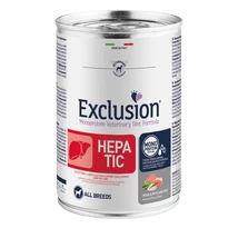 Exclusion Canine Hepatic Pork &amp;amp; Rice &amp;amp; Pea konzerv 400g