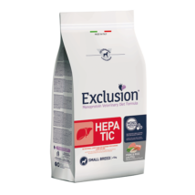 Exclusion Canine Hepatic Pork & Rice & Pea Small Breed 2kg