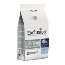 Exclusion Canine Hydrolyzed Hypoallergenic Fish &amp; Corn Starch Medium &amp; Large Breed 2kg