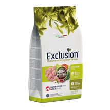 Exclusion Mediterraneo Monoprotein Formula Adult Chicken Large Breed 12kg
