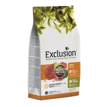 Exclusion Mediterraneo marhahúsos kutyatáp kölyökkutyáknak, 12 kg