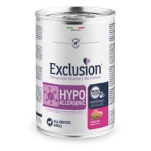 Exclusion Hypoallergenic sertéses és borsós nedves kutyatáp felnőtt kutyáknak, 400 g