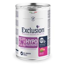 Exclusion Canine Hypoallergenic Pork &amp; Pea Adult konzerv 400g